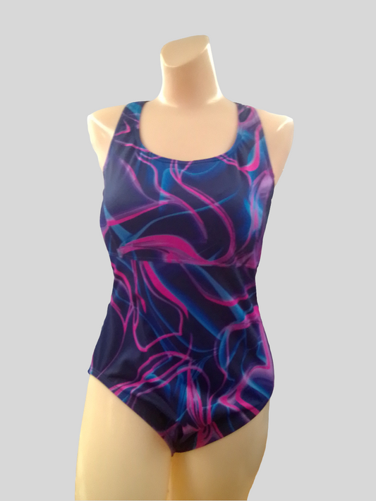 Gabar Marine Vapor Crossback Swimsuit - Blue Multi - G2K419