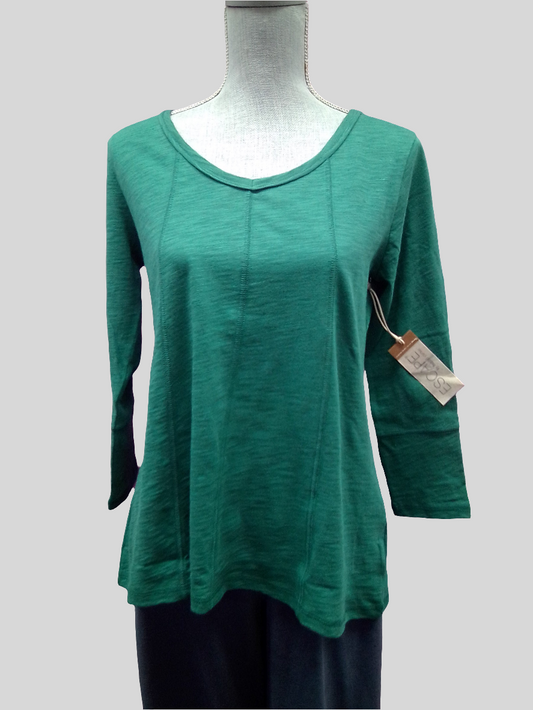 Escape Freedom V neck - Emerald - 10031