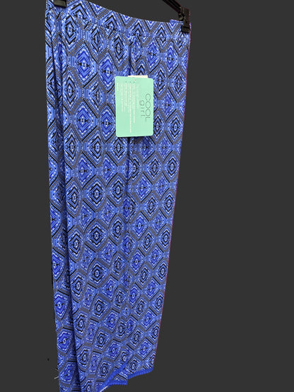 Cool Girl  Lounge Bottoms - Blue Geometric - C325300