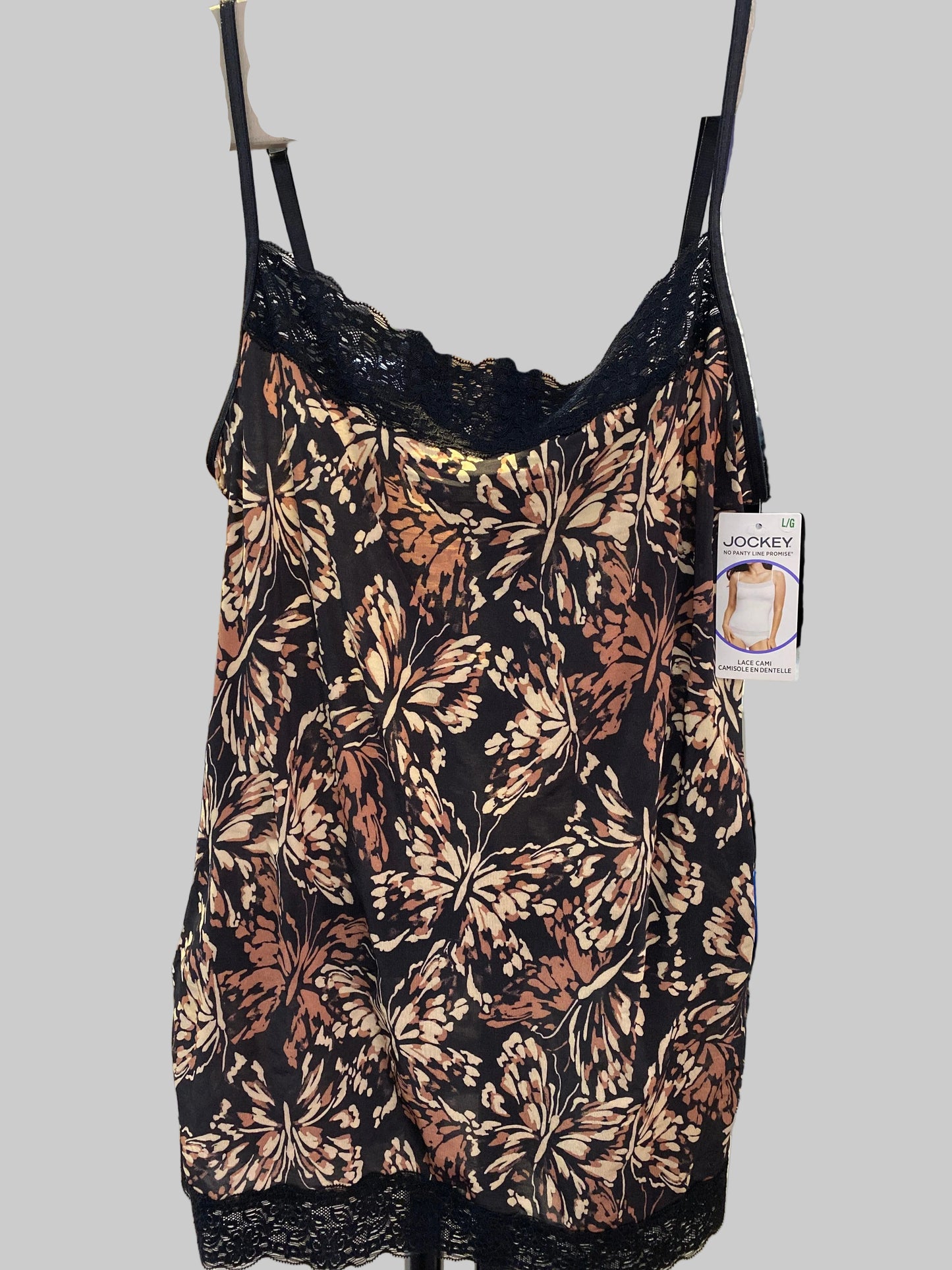 Jockey Floral Lace Trim Camisole - 20084