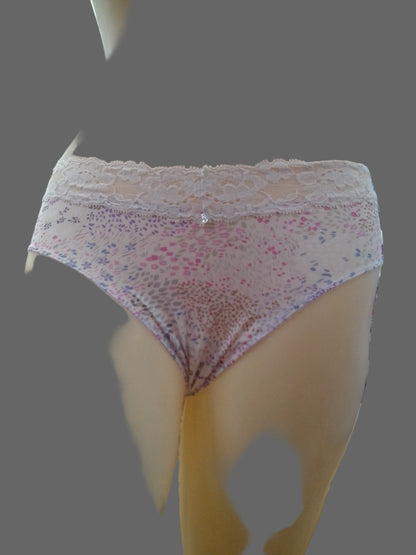 Montelle Intimates Lace Trim Brief Panties - 9004