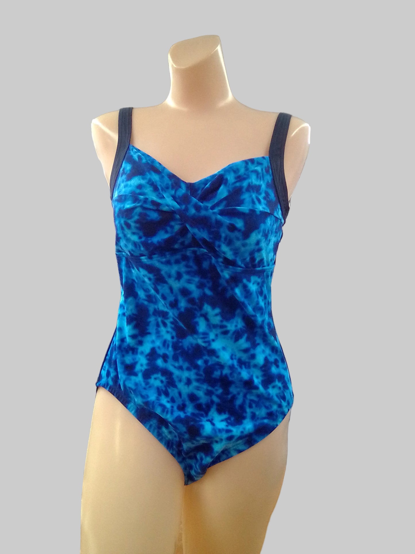 Gabar Blue Tie-Dye Swimsuit - G7D410