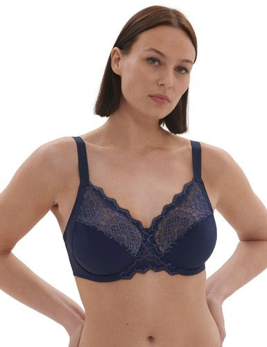 Simone Perele Caresse Full Cup Bra - Ink Blue - 12A320 555