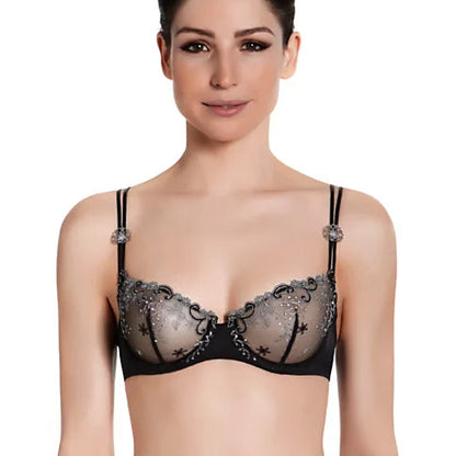 Simone Perele Delice Demi Cup Balcony Bra - Gem/Black
